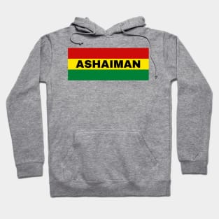 Ashaiman City in Ghana Flag Colors Hoodie